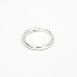 Claire's Bijoux Premium|Bijoux De Piercing-Anneau de nez à charnière 10 mm/0,6 mm couleur argentée