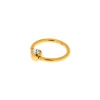 Claire's Bijoux Premium|Bijoux De Piercing-Anneau de piercing pour cartilage d’oreille couleur titané et couleur doré