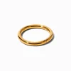 Claire's Bijoux Premium|Bijoux De Piercing-Anneau pour piercing de nez couleur titanée 1,0 mm couleur dorée