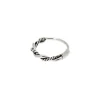 Claire's Bijoux De Piercing-Anneau pour piercing de nez tressé style antique 22 g couleur argenté