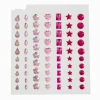Claire's Accessoires Coiffure-Assortiment de bijoux pour cheveux roses - Lot de 70
