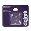 Claire's Clous D'oreilles|Bijoux Premium-Attaches de boucles d'oreilles de rechange en argent - Lot de 12