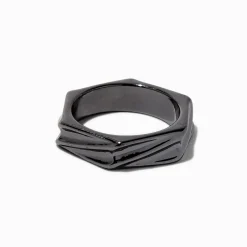 Claire's Bagues-Bague boulon industriel couleur hématite