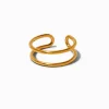 Claire's Bagues-Bague d'orteil basique en acier inoxydable couleur dorée