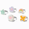 Claire's Bagues-Bagues variées printanières Claire's Club - Lot de 5