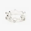 Claire's Bagues-Bague symbole de l’infini avec strass couleur argentée