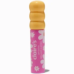 Claire's Lèvres-Baguette de gloss rose marguerite jaune