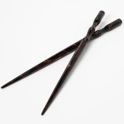 Claire's Accessoires Coiffure-Baguettes à cheveux design nappe de pétrole - Marron, lot de 2