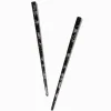 Claire's Accessoires Coiffure-Baguettes à cheveux façon dentelle noires - Lot de 2