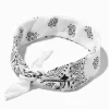 Claire's Bandeaux Et Serre-têtes-Bandeau bandana à motif cachemire blanc