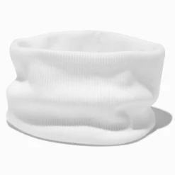 Claire's Bandeaux Et Serre-têtes-Bandeau côtelé plat blanc