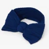 Claire's Bandeaux Et Serre-têtes-Bandeau à nœud côtelé en nylon Claire's Club - Bleu marine
