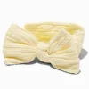 Claire's Bandeaux Et Serre-têtes-Bandeau à nœud côtelé en nylon Claire's Club - Couleur ivoire