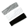 Claire's Bandeaux Et Serre-têtes-Bandeaux en jersey noir, blanc et gris - Lot de 3
