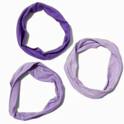 Claire's Bandeaux Et Serre-têtes-Bandeaux violets mixtes - Lot de 3