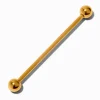 Claire's Bijoux De Piercing-Barre industrielle 1,6 mm en titane couleur dorée
