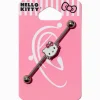 Claire's Bijoux De Piercing-Barre industrielle 1,6 mm visage émaillé Hello Kitty®