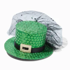 Claire's Barrettes Et Pinces|Chapeaux Et Casquettes-Barrette chapeau de leprechaun en sequins