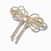 Claire's Noeuds Pour Cheveux|Barrettes Et Pinces-Barrette à nœud goutte strass couleur dorée
