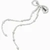 Claire's Barrettes Et Pinces-Barrette à nœud longue perle d'imitation