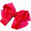 Claire's Noeuds Pour Cheveux|Barrettes Et Pinces-Barrette à nœud mousseline satinée rose vif Claire's Club