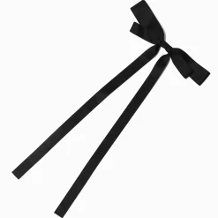 Claire's Noeuds Pour Cheveux|Barrettes Et Pinces-Barrette à nœud noire extra longue