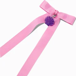 Claire's Noeuds Pour Cheveux-Barrette à nœud rose coquillage violet Claire's Club