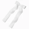 Claire's Noeuds Pour Cheveux|Barrettes Et Pinces-Barrette à nœud satinée en dentelle blanche