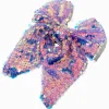Claire's Noeuds Pour Cheveux|Barrettes Et Pinces-Barrette à nœud à sequins mousseline violette Claire's Club