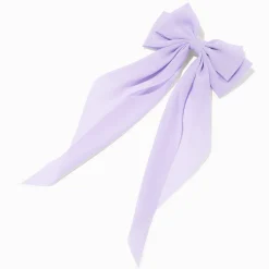 Claire's Noeuds Pour Cheveux|Barrettes Et Pinces-Barrette à pans longs lilas