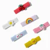 Claire's Barrettes Et Pinces-Barrettes à cheveux avec noeud ruban breloque pastel d'été scintillantes pour enfants