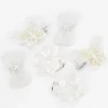 Claire's Noeuds Pour Cheveux-Barrettes à cheveux papillon en mousseline pour occasion spéciale Claire's Club - Lot de 6