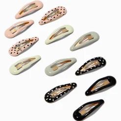 Claire's Barrettes Et Pinces-Barrettes clic clac cœur Claire's Club - Lot de 12