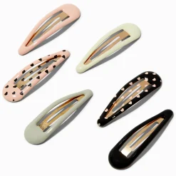 Claire's Barrettes Et Pinces-Barrettes clic clac cœur Claire's Club - Lot de 6