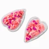 Claire's Barrettes Et Pinces-Barrettes clic clac cœur shaker rose Claire's Club - Lot de 2