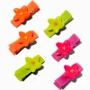 Claire's Barrettes Et Pinces-Barrettes clic clac fleurs fluo Claire's Club - Lot de 6