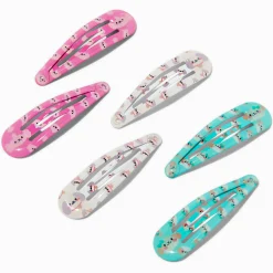 Claire's Barrettes Et Pinces-Barrettes clic clac à imprimé chiot Claire's Club - Lot de 6
