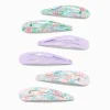 Claire's Barrettes Et Pinces-Barrettes clic clac imprimé à fleurs Claire's Club - Lot de 6