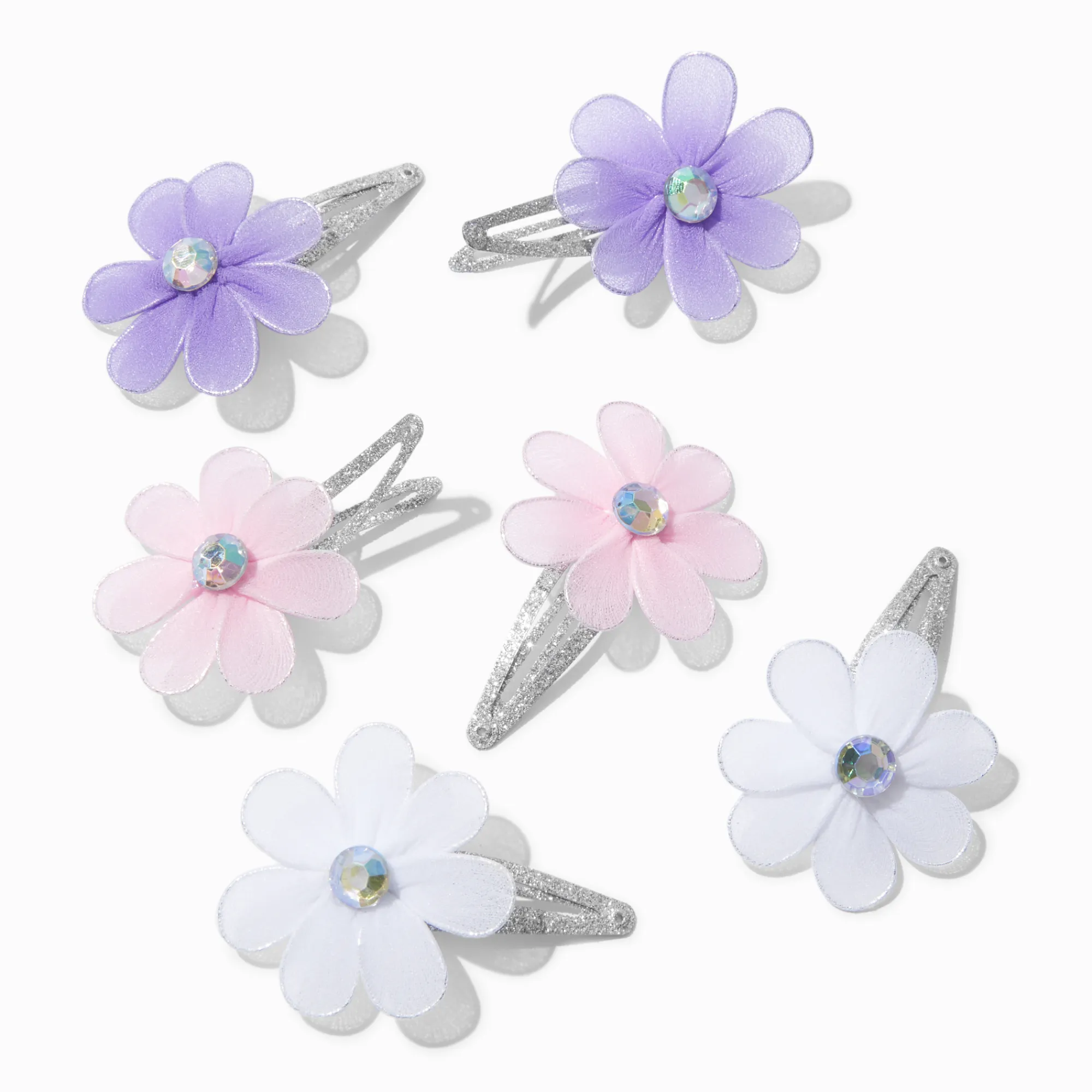 Claire's Barrettes Et Pinces-Barrettes clic clac marguerite Claire's Club - Lot de 6