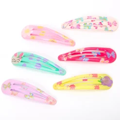 Claire's Barrettes Et Pinces-Barrettes clic clac à motif floral papillon Claire's Club - Lot de 6