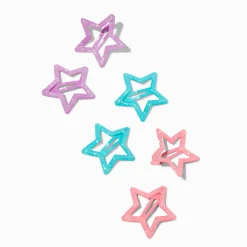 Claire's Barrettes Et Pinces-Barrettes clic clac ouvertes en étoile tons de bijoux Claire's Club - Lot de 6