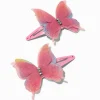 Claire's Barrettes Et Pinces-Barrettes clic clac papillon rose Claire's Club - Lot de 2