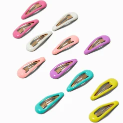 Claire's Barrettes Et Pinces-Barrettes clic clac pastel Claire's Club - Lot de 12