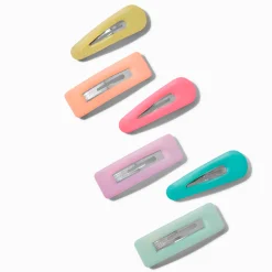 Claire's Barrettes Et Pinces-Barrettes clic clac pastel mates - Lot de 6