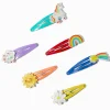Claire's Barrettes Et Pinces-Barrettes clic clac soleil et arcs-en-ciel Claire's Club - Lot de 6