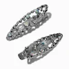 Claire's Barrettes Et Pinces-Barrettes cœur dégoulinant iridescentes - Lot de 2