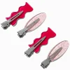 Claire's Barrettes Et Pinces-Barrettes de coiffure sans frisottis roses - Lot de 4