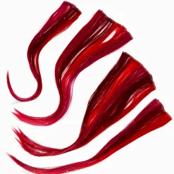 Claire's Perruques Et Extensions-Barrettes extensions de cheveux synthétiques avec mèches métalliques rouges - Lot de 4