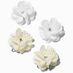 Claire's Barrettes Et Pinces-Barrettes à fleurs en mousseline grande occasion Claire's Club - Lot de 4