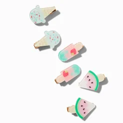 Claire's Barrettes Et Pinces-Barrettes friandises crème glacée Claire's Club - Lot de 6